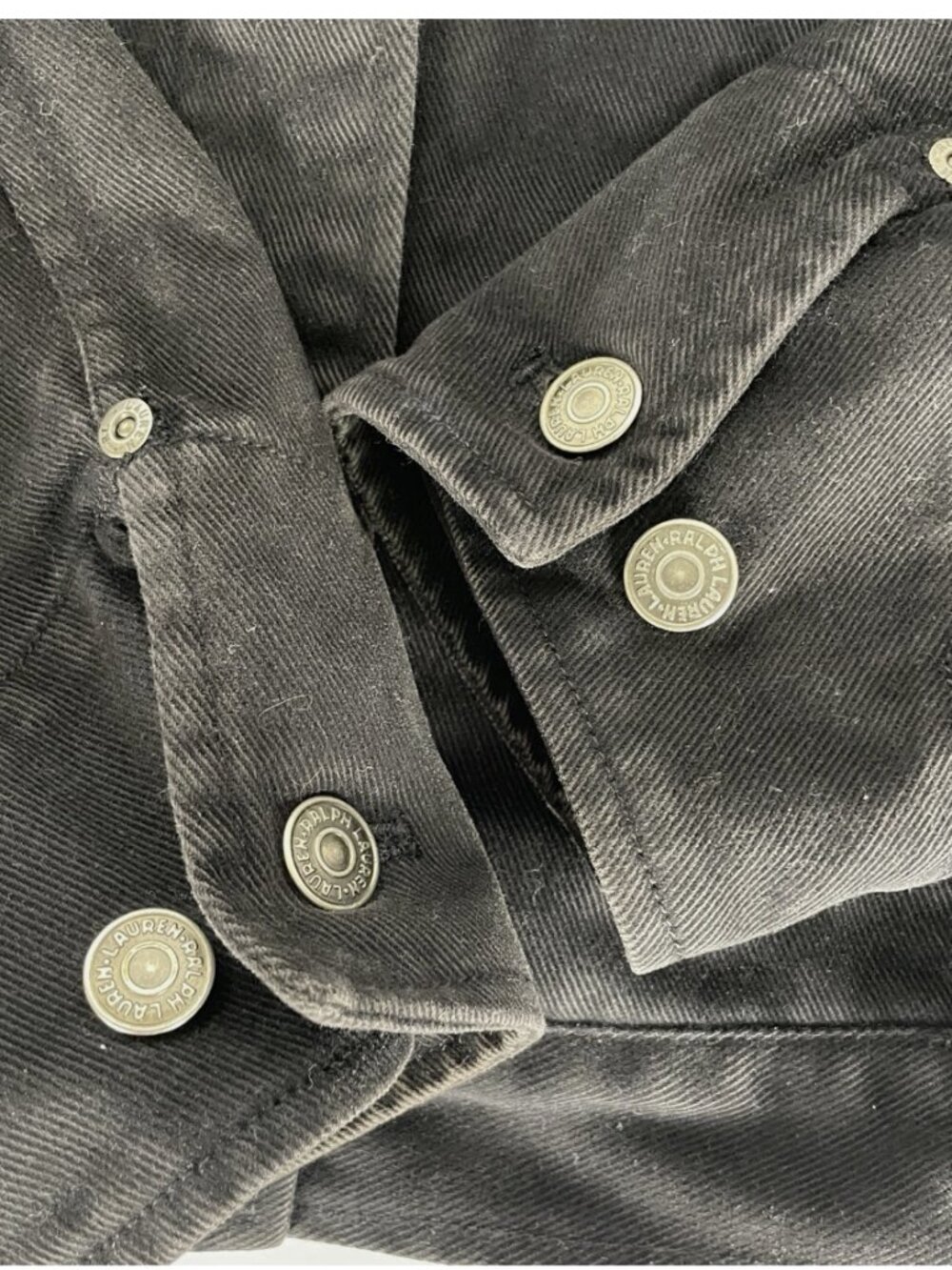 Ralph Lauren Barn Denim Jacket + Leather Collar - Picture 3 of 6